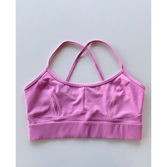 NWT Varley Let's Move Irena Cross Back Strappy Sports Bra in Super Pink Size XL - Picture 5 of 12